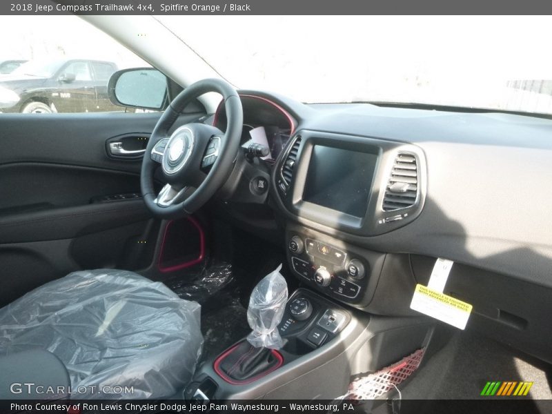 Spitfire Orange / Black 2018 Jeep Compass Trailhawk 4x4