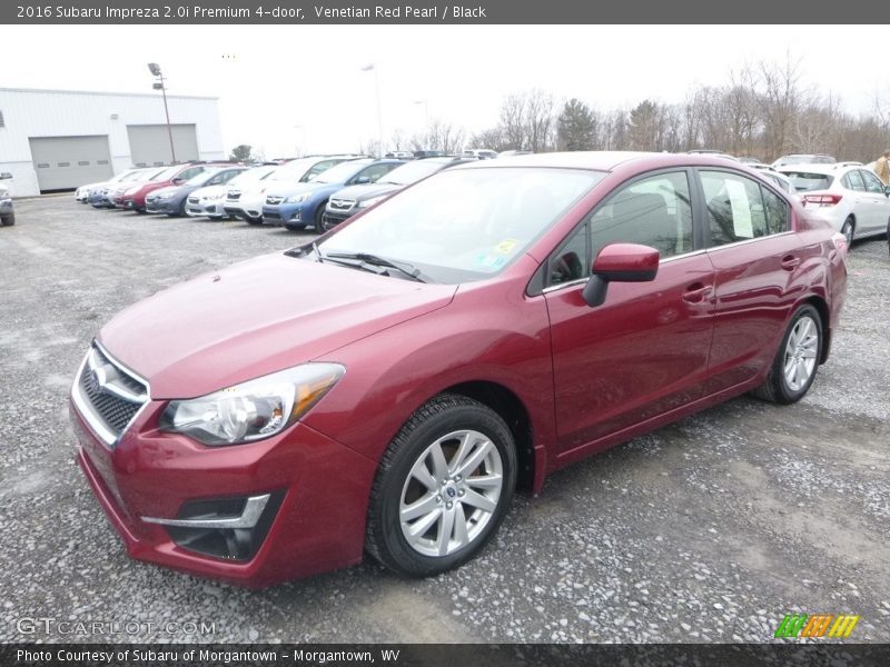 Venetian Red Pearl / Black 2016 Subaru Impreza 2.0i Premium 4-door