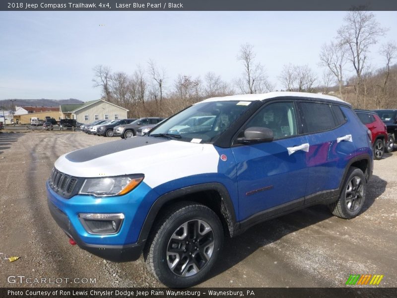 Laser Blue Pearl / Black 2018 Jeep Compass Trailhawk 4x4
