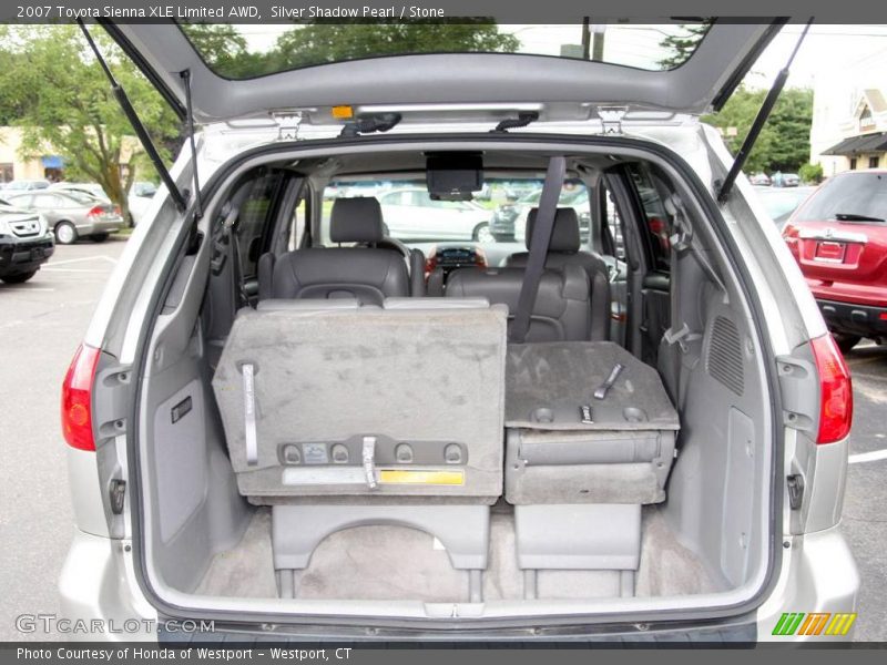 Silver Shadow Pearl / Stone 2007 Toyota Sienna XLE Limited AWD