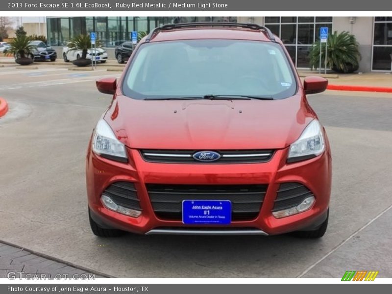 Ruby Red Metallic / Medium Light Stone 2013 Ford Escape SE 1.6L EcoBoost
