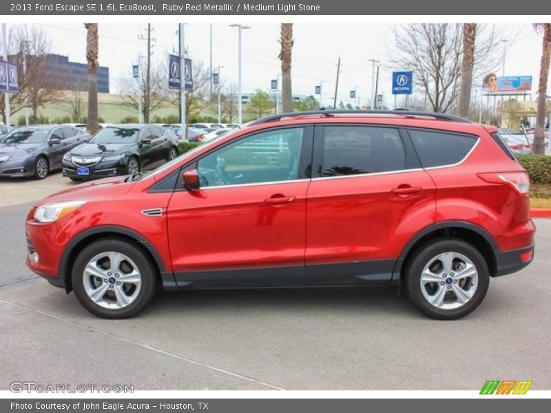 Ruby Red Metallic / Medium Light Stone 2013 Ford Escape SE 1.6L EcoBoost