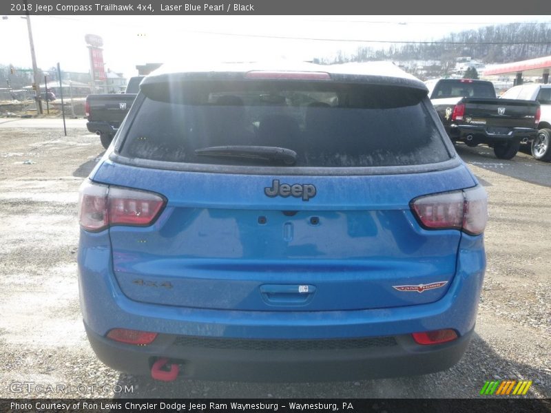 Laser Blue Pearl / Black 2018 Jeep Compass Trailhawk 4x4