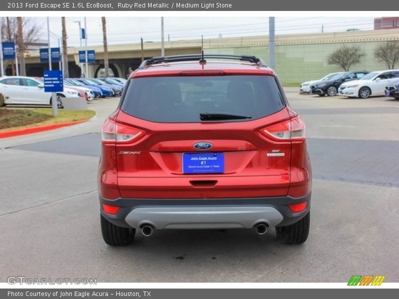 Ruby Red Metallic / Medium Light Stone 2013 Ford Escape SE 1.6L EcoBoost