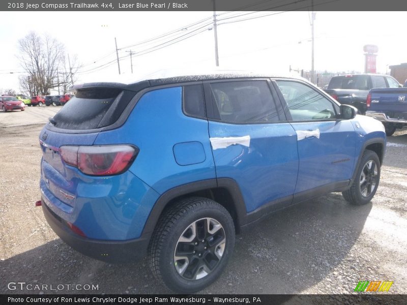 Laser Blue Pearl / Black 2018 Jeep Compass Trailhawk 4x4