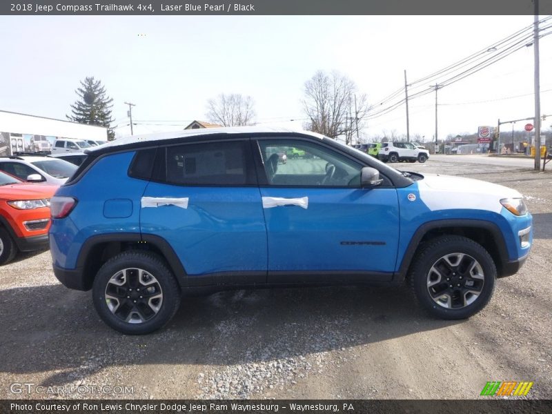 Laser Blue Pearl / Black 2018 Jeep Compass Trailhawk 4x4