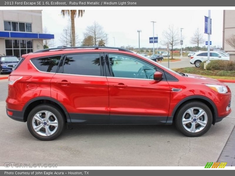 Ruby Red Metallic / Medium Light Stone 2013 Ford Escape SE 1.6L EcoBoost