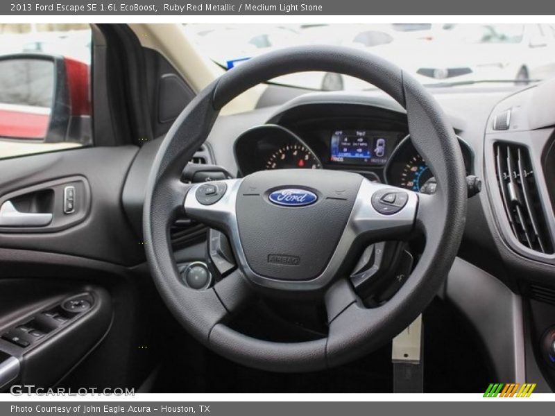 Ruby Red Metallic / Medium Light Stone 2013 Ford Escape SE 1.6L EcoBoost