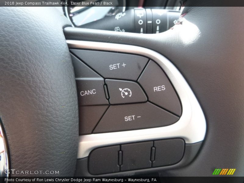Laser Blue Pearl / Black 2018 Jeep Compass Trailhawk 4x4