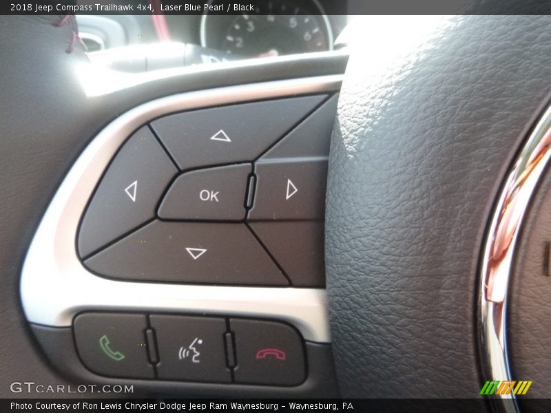 Laser Blue Pearl / Black 2018 Jeep Compass Trailhawk 4x4