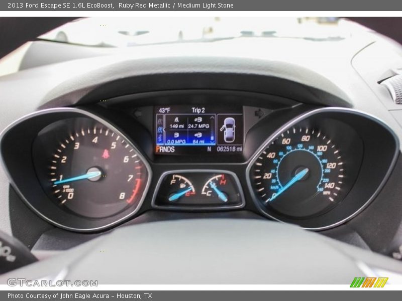 Ruby Red Metallic / Medium Light Stone 2013 Ford Escape SE 1.6L EcoBoost