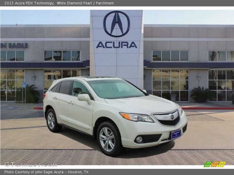 White Diamond Pearl / Parchment 2013 Acura RDX Technology