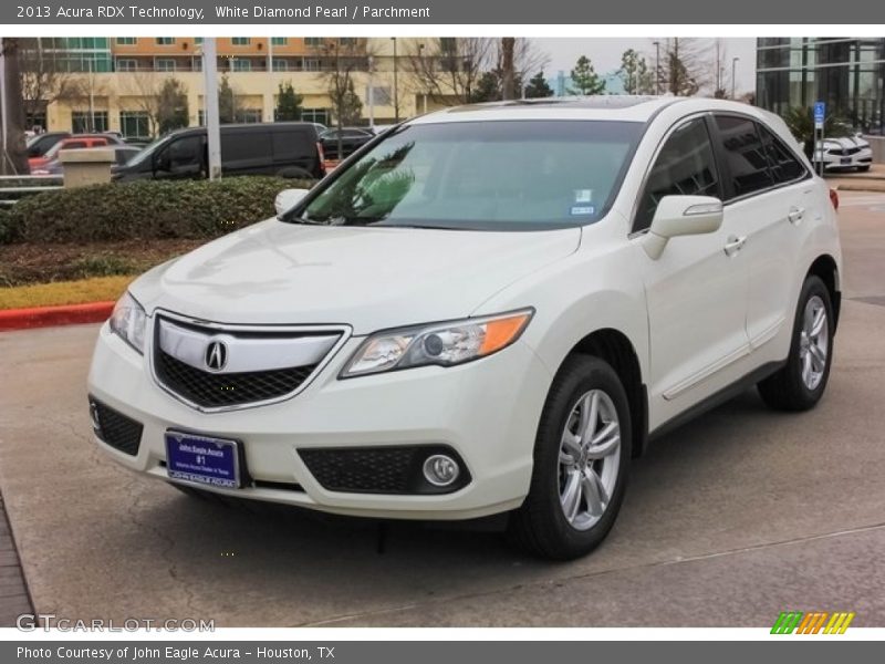 White Diamond Pearl / Parchment 2013 Acura RDX Technology