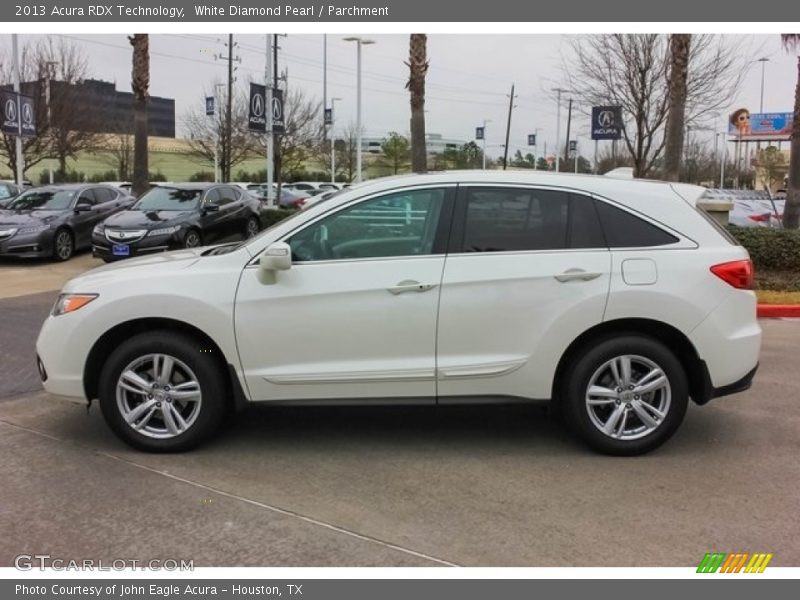 White Diamond Pearl / Parchment 2013 Acura RDX Technology