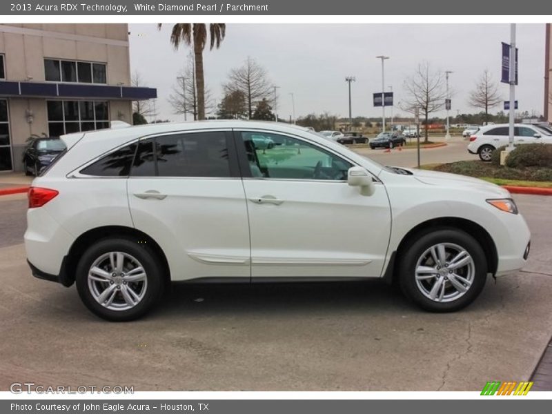White Diamond Pearl / Parchment 2013 Acura RDX Technology