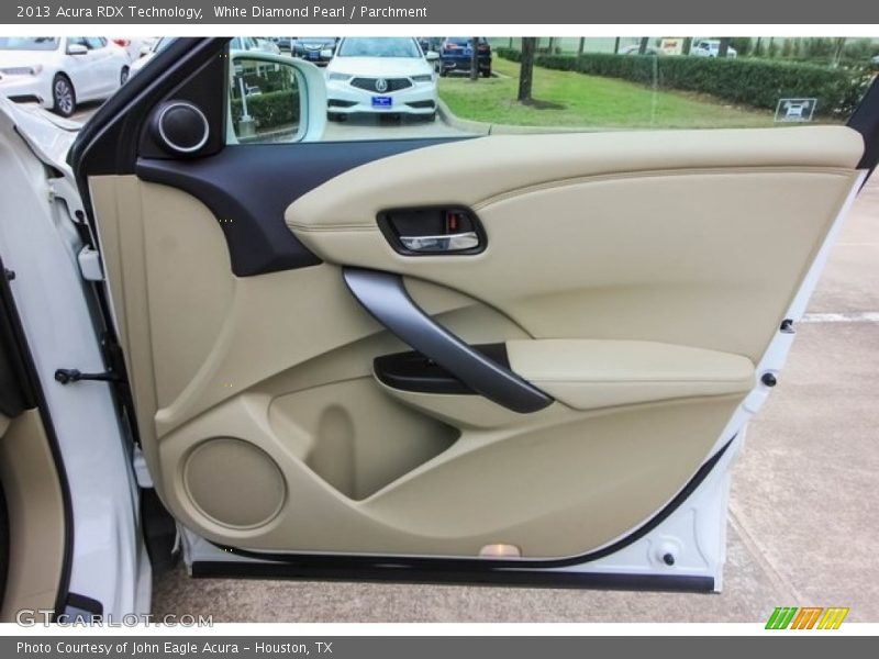 White Diamond Pearl / Parchment 2013 Acura RDX Technology