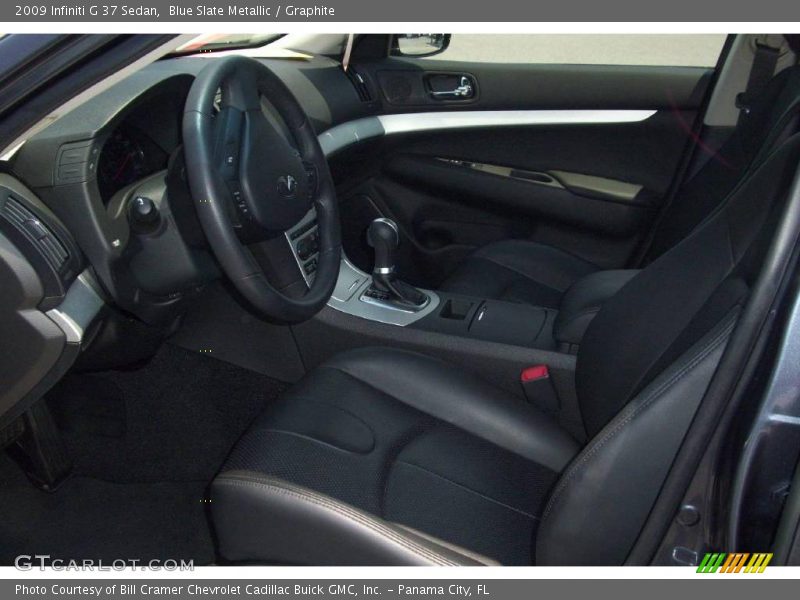 Blue Slate Metallic / Graphite 2009 Infiniti G 37 Sedan