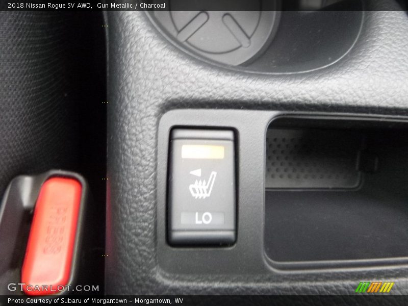 Gun Metallic / Charcoal 2018 Nissan Rogue SV AWD