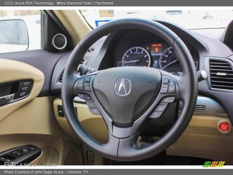 White Diamond Pearl / Parchment 2013 Acura RDX Technology