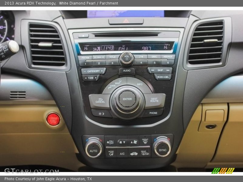 White Diamond Pearl / Parchment 2013 Acura RDX Technology