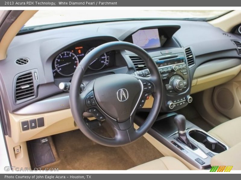 White Diamond Pearl / Parchment 2013 Acura RDX Technology