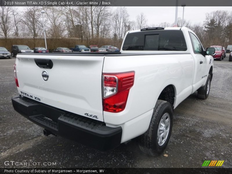 Glacier White / Black 2018 Nissan TITAN XD S Single Cab 4x4