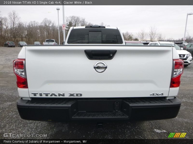 Glacier White / Black 2018 Nissan TITAN XD S Single Cab 4x4