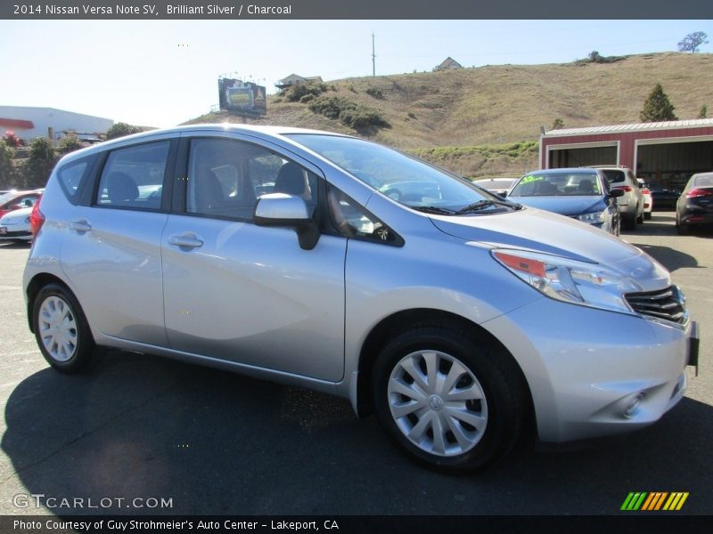Brilliant Silver / Charcoal 2014 Nissan Versa Note SV