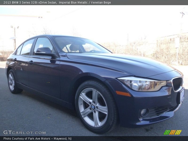 Imperial Blue Metallic / Venetian Beige 2013 BMW 3 Series 328i xDrive Sedan