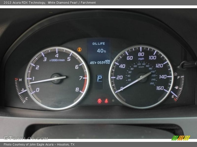 White Diamond Pearl / Parchment 2013 Acura RDX Technology