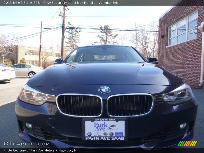 Imperial Blue Metallic / Venetian Beige 2013 BMW 3 Series 328i xDrive Sedan