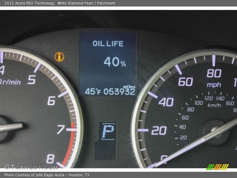 White Diamond Pearl / Parchment 2013 Acura RDX Technology