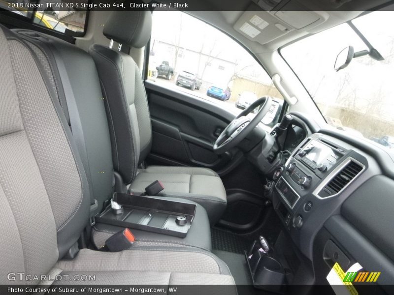 Glacier White / Black 2018 Nissan TITAN XD S Single Cab 4x4