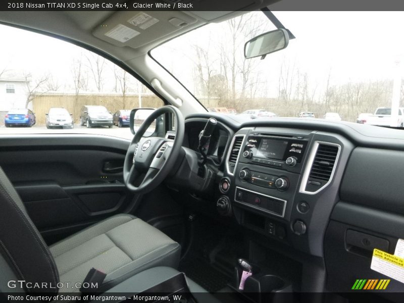 Glacier White / Black 2018 Nissan TITAN XD S Single Cab 4x4