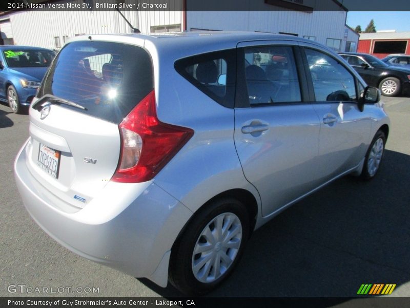Brilliant Silver / Charcoal 2014 Nissan Versa Note SV