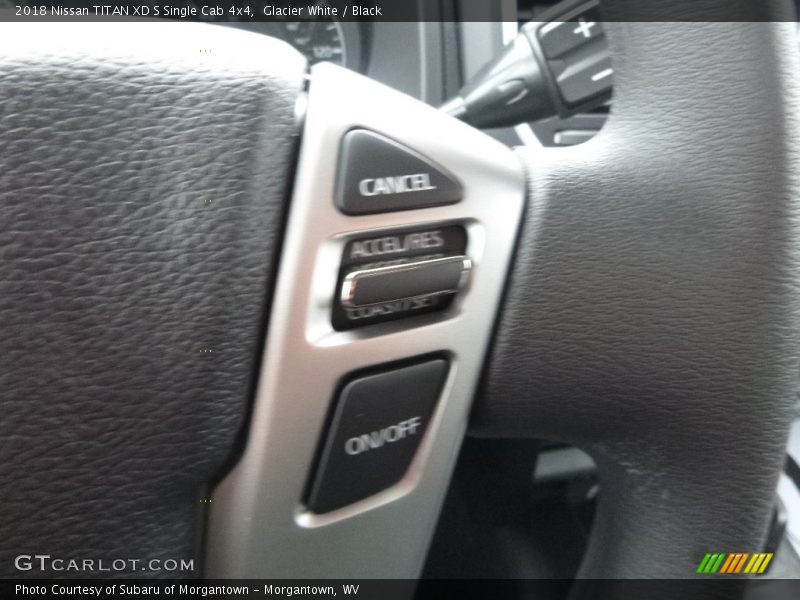 Glacier White / Black 2018 Nissan TITAN XD S Single Cab 4x4