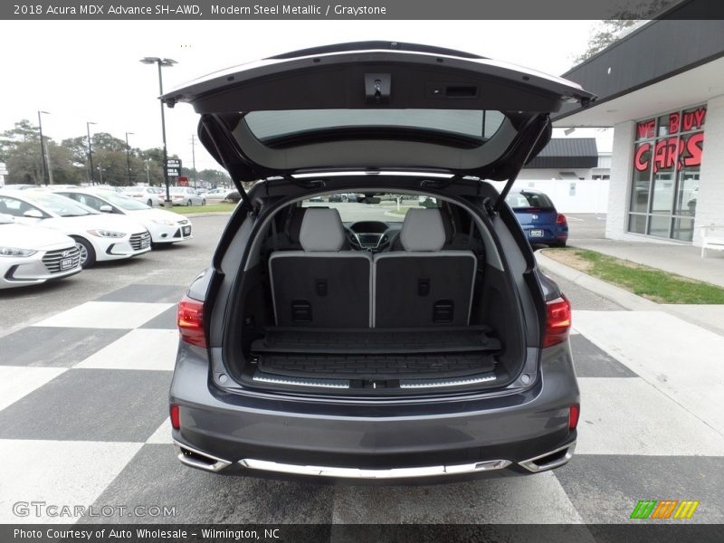 Modern Steel Metallic / Graystone 2018 Acura MDX Advance SH-AWD