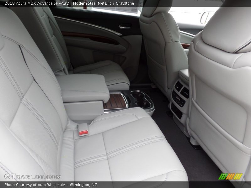 Modern Steel Metallic / Graystone 2018 Acura MDX Advance SH-AWD
