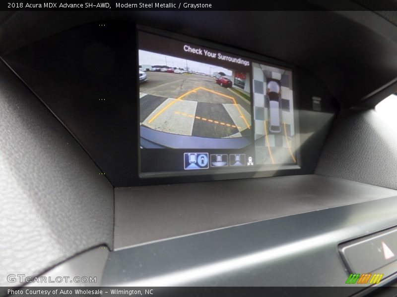 Modern Steel Metallic / Graystone 2018 Acura MDX Advance SH-AWD