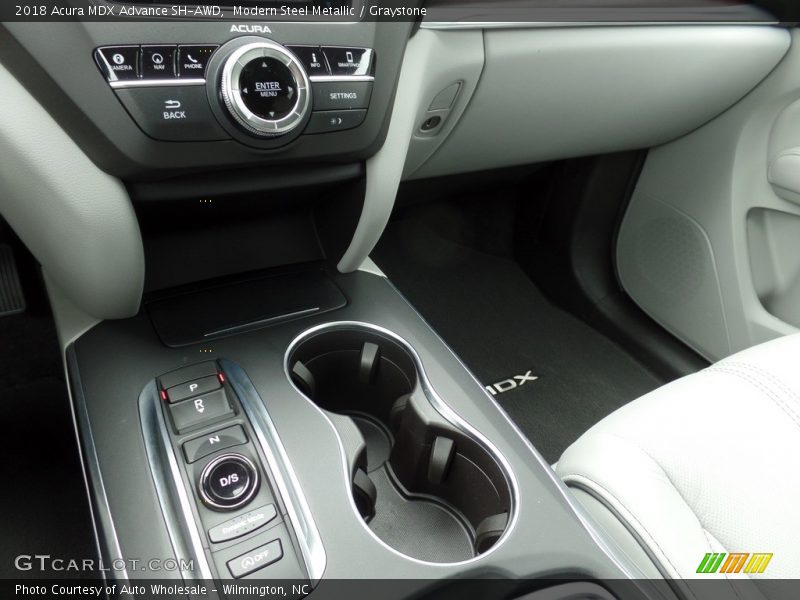 Modern Steel Metallic / Graystone 2018 Acura MDX Advance SH-AWD