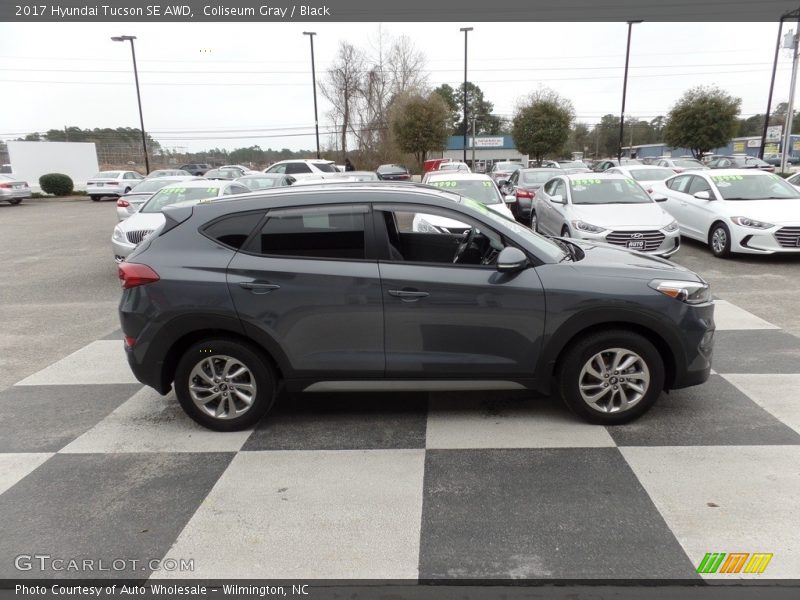 Coliseum Gray / Black 2017 Hyundai Tucson SE AWD