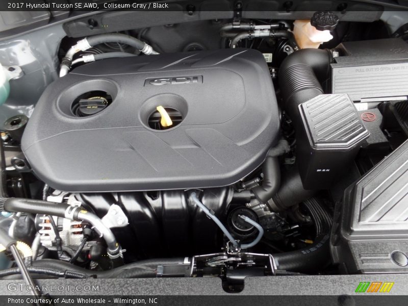 Coliseum Gray / Black 2017 Hyundai Tucson SE AWD