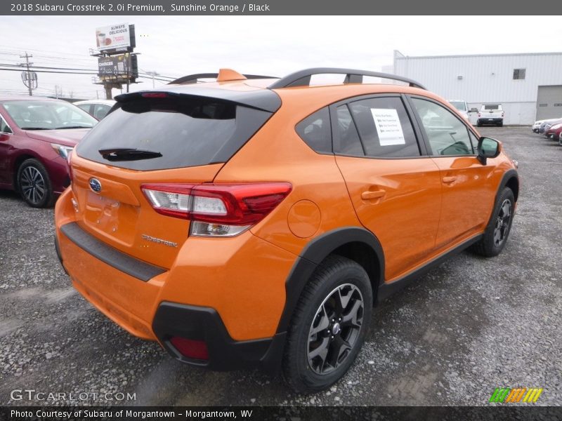 Sunshine Orange / Black 2018 Subaru Crosstrek 2.0i Premium