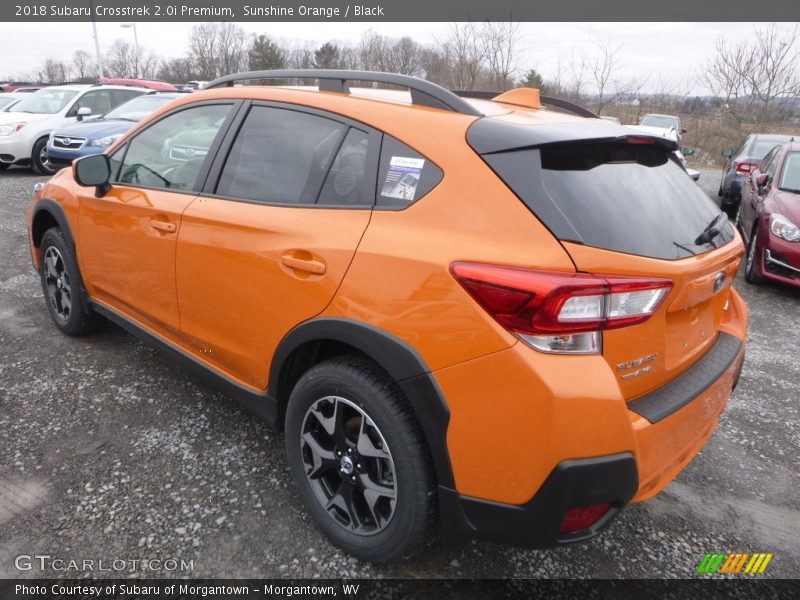 Sunshine Orange / Black 2018 Subaru Crosstrek 2.0i Premium