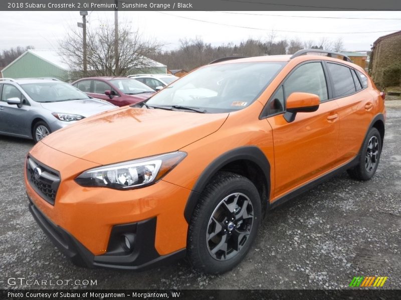 Sunshine Orange / Black 2018 Subaru Crosstrek 2.0i Premium