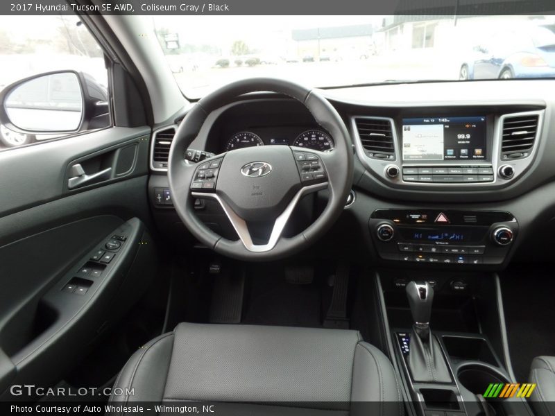 Coliseum Gray / Black 2017 Hyundai Tucson SE AWD