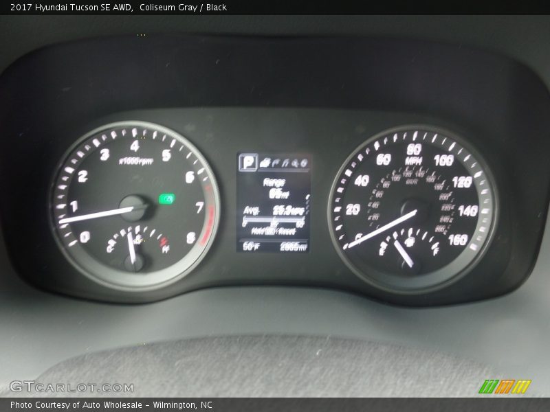 Coliseum Gray / Black 2017 Hyundai Tucson SE AWD