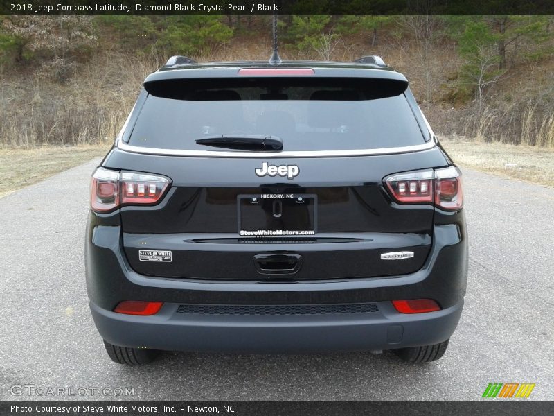 Diamond Black Crystal Pearl / Black 2018 Jeep Compass Latitude