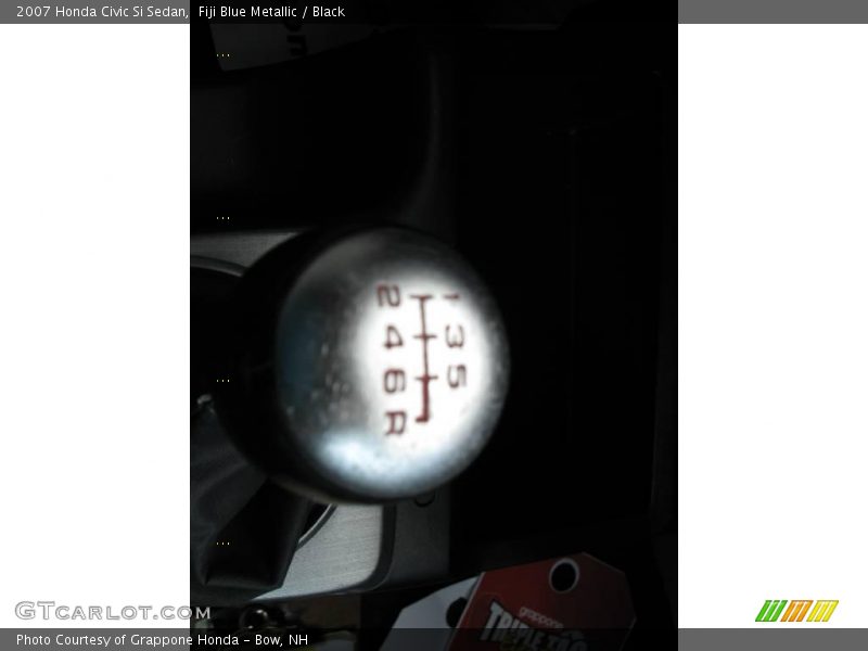 Fiji Blue Metallic / Black 2007 Honda Civic Si Sedan