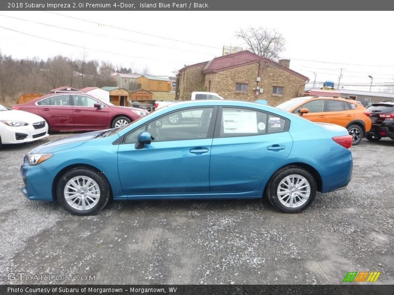 Island Blue Pearl / Black 2018 Subaru Impreza 2.0i Premium 4-Door
